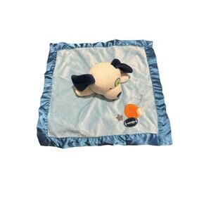 Target Circo Puppy Dog Sports Balls Satin Trim Lovey Security Baby Blanket 13x13